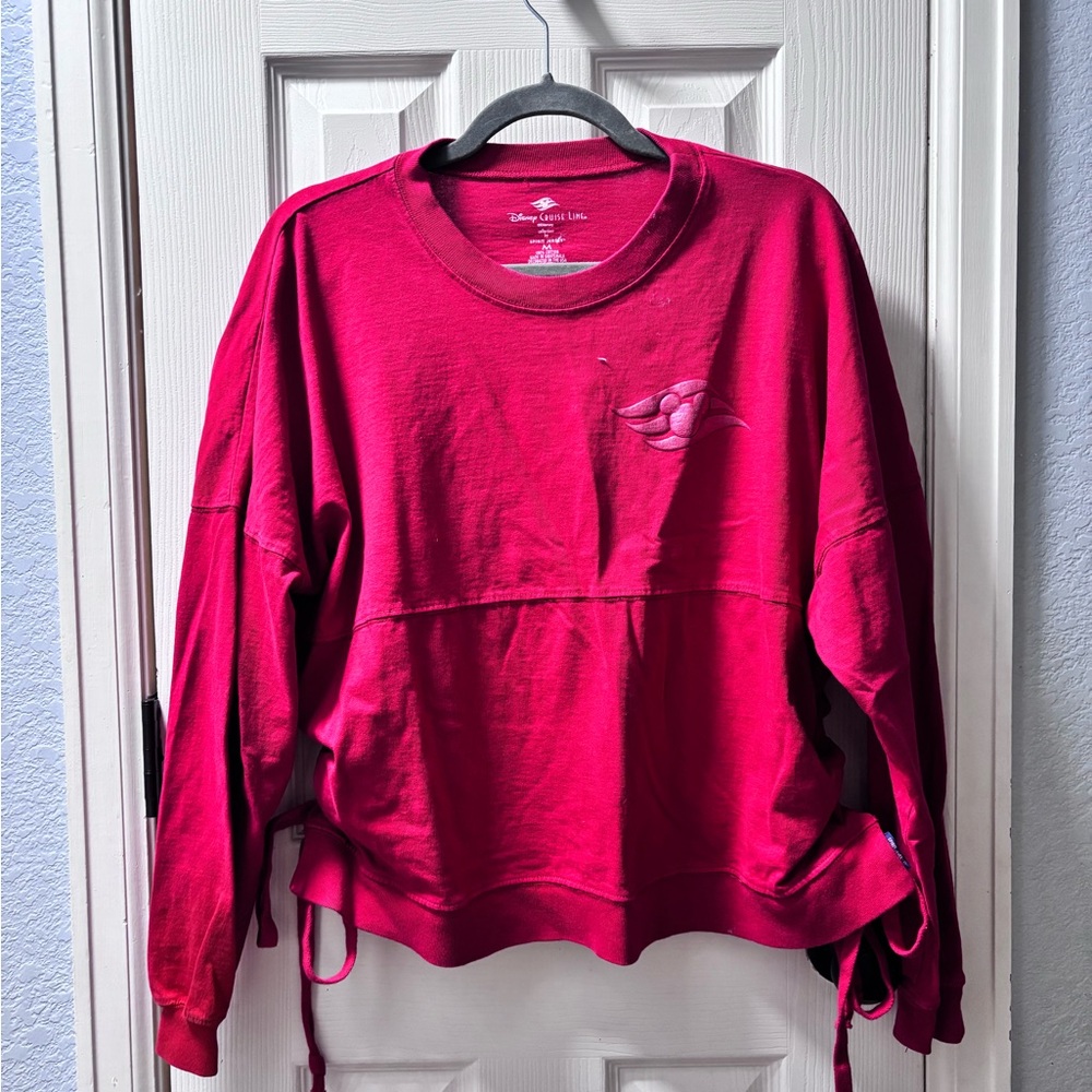 Disney Cruise Line Red Cropped Spirit Jersey